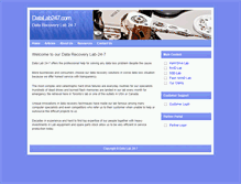 Tablet Screenshot of datalab247.com